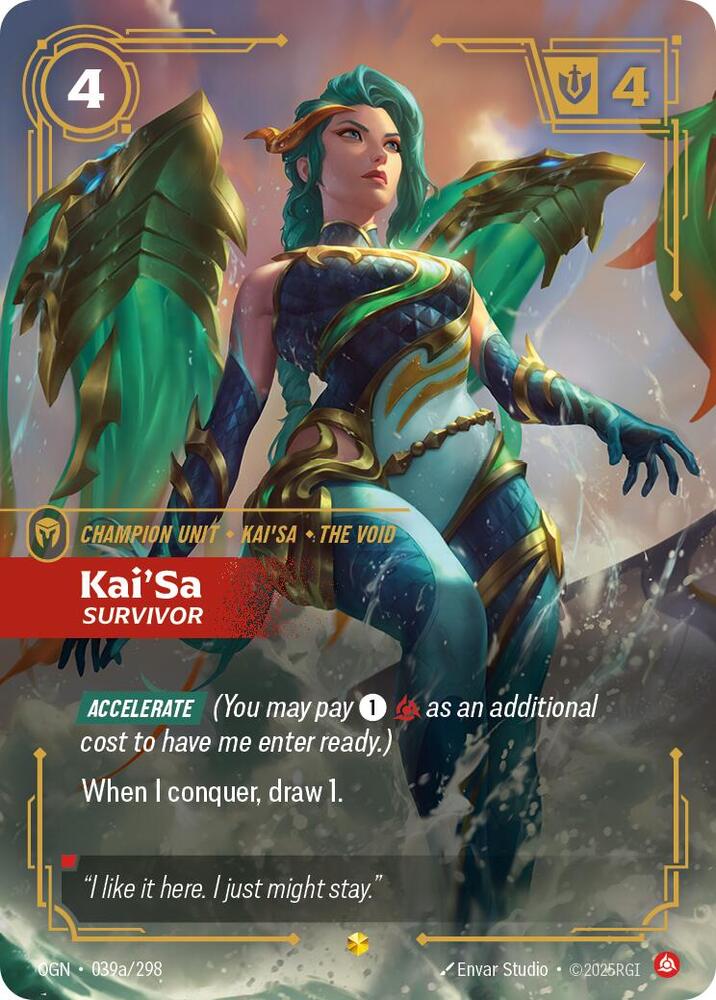 [Origins] Kai'Sa, Survivor (Alternate Art) — 039a/298