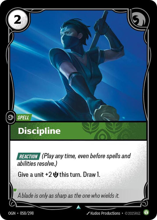 [Origins] Discipline — 058/298
