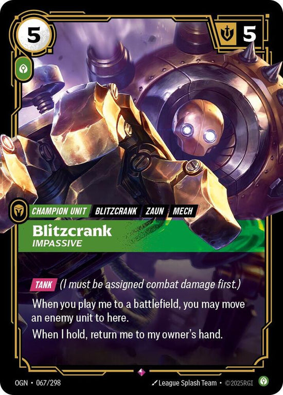 [Origins] Blitzcrank, Impassive — 067/298