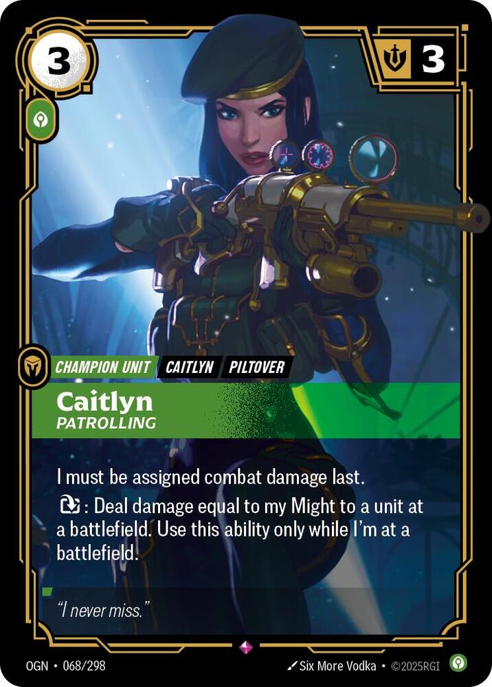 [Origins] Caitlyn, Patrolling — 068/298