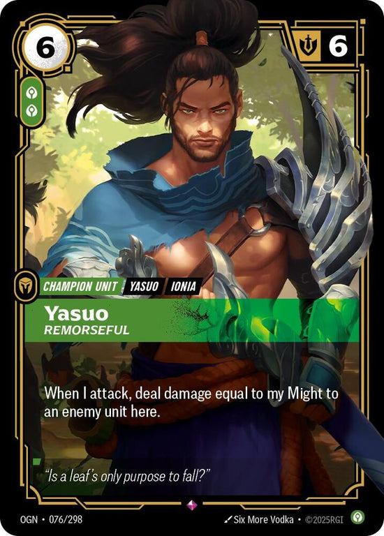 [Origins] Yasuo, Remorseful — 076/298