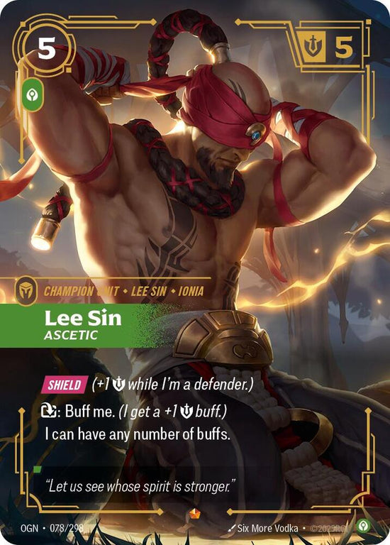[Origins] Lee Sin, Ascetic — 078/298