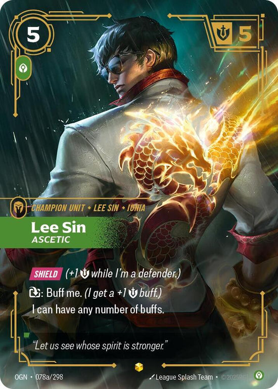 [Origins] Lee Sin, Ascetic (Alternate Art) — 078a/298