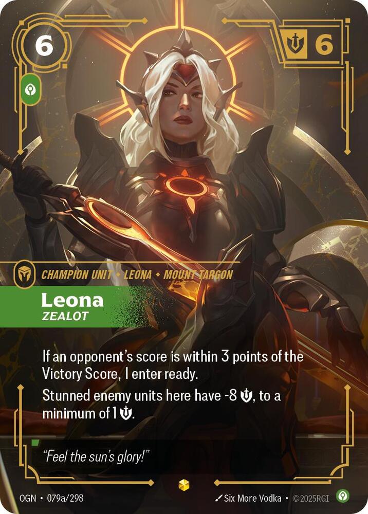 [Origins] Leona, Zealot (Alternate Art) — 079a/298