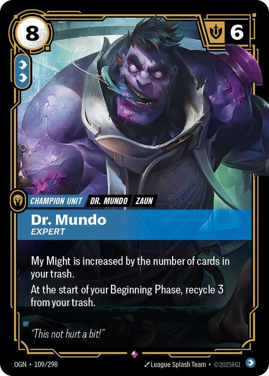 [Origins] Dr. Mundo, Expert — 109/298