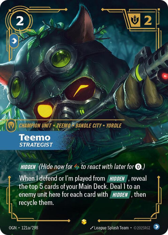 [Origins] Teemo, Strategist (Alternate Art) — 121a/298