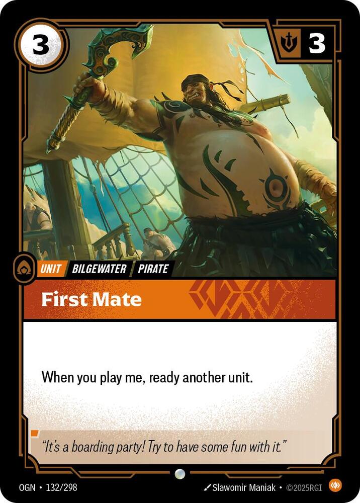 [Origins] First Mate — 132/298
