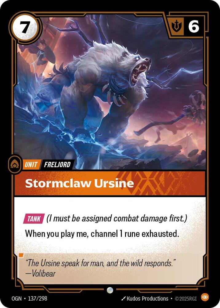 [Origins] Stormclaw Ursine — 137/298