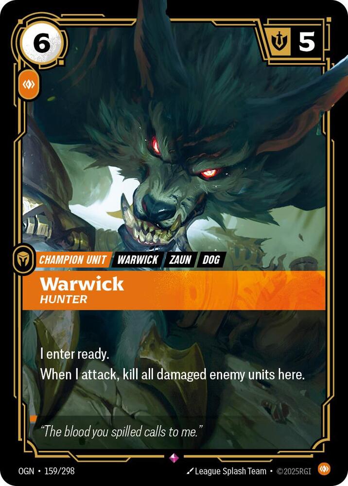 [Origins] Warwick, Hunter — 159/298