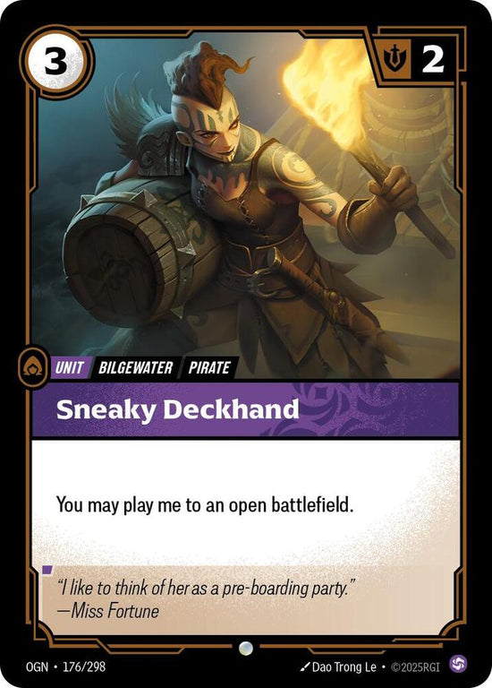 [Origins] Sneaky Deckhand — 176/298