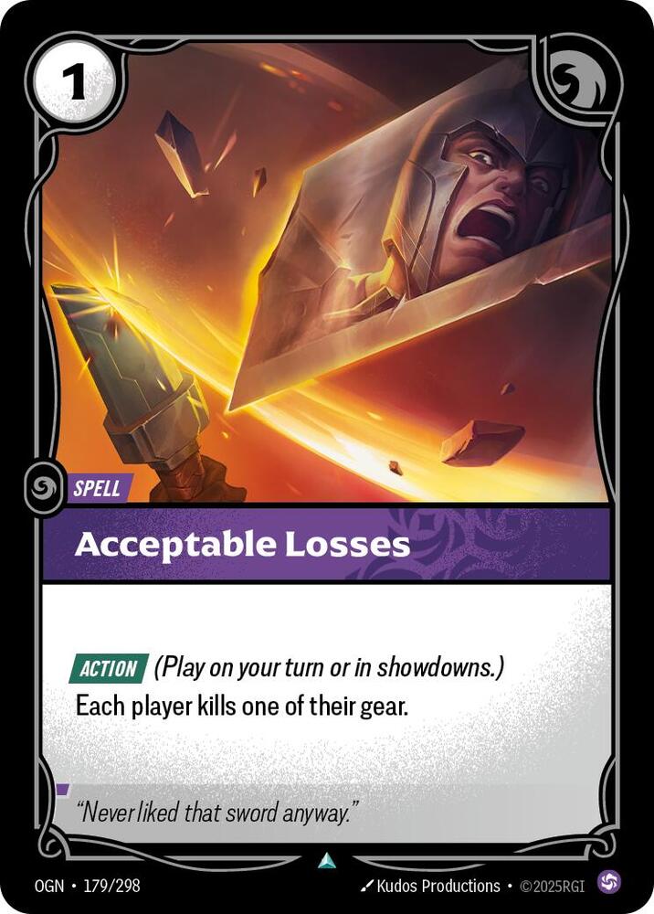 [Origins] Acceptable Losses — 179/298