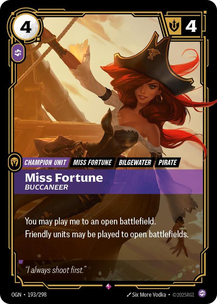 [Origins] Miss Fortune, Buccaneer — 193/298