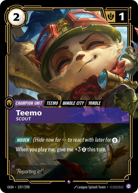 [Origins] Teemo, Scout — 197/298