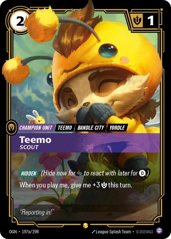 [Origins] Teemo, Scout (Alternate Art) — 197a/298