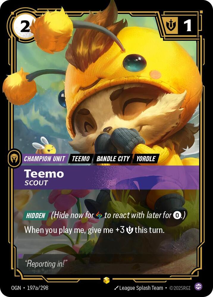 [Origins] Teemo, Scout (Alternate Art) — 197a/298