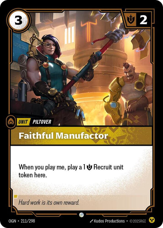 [Origins] Faithful Manufactor — 211/298