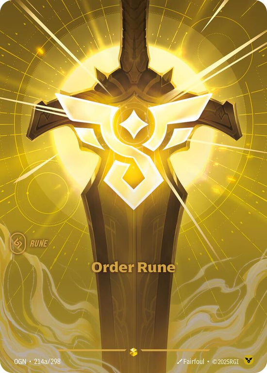 [Origins] Order Rune (Alternate Art) — 214a/298