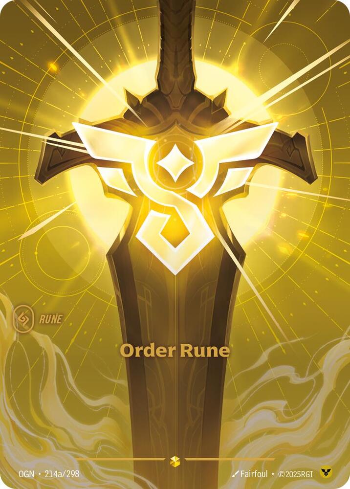 [Origins] Order Rune (Alternate Art) — 214a/298