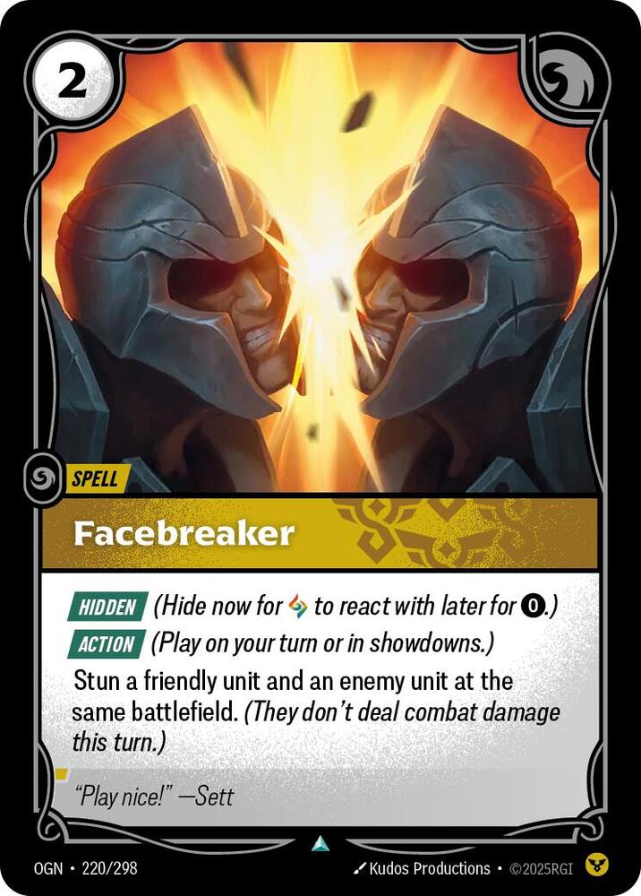 [Origins] Facebreaker — 220/298