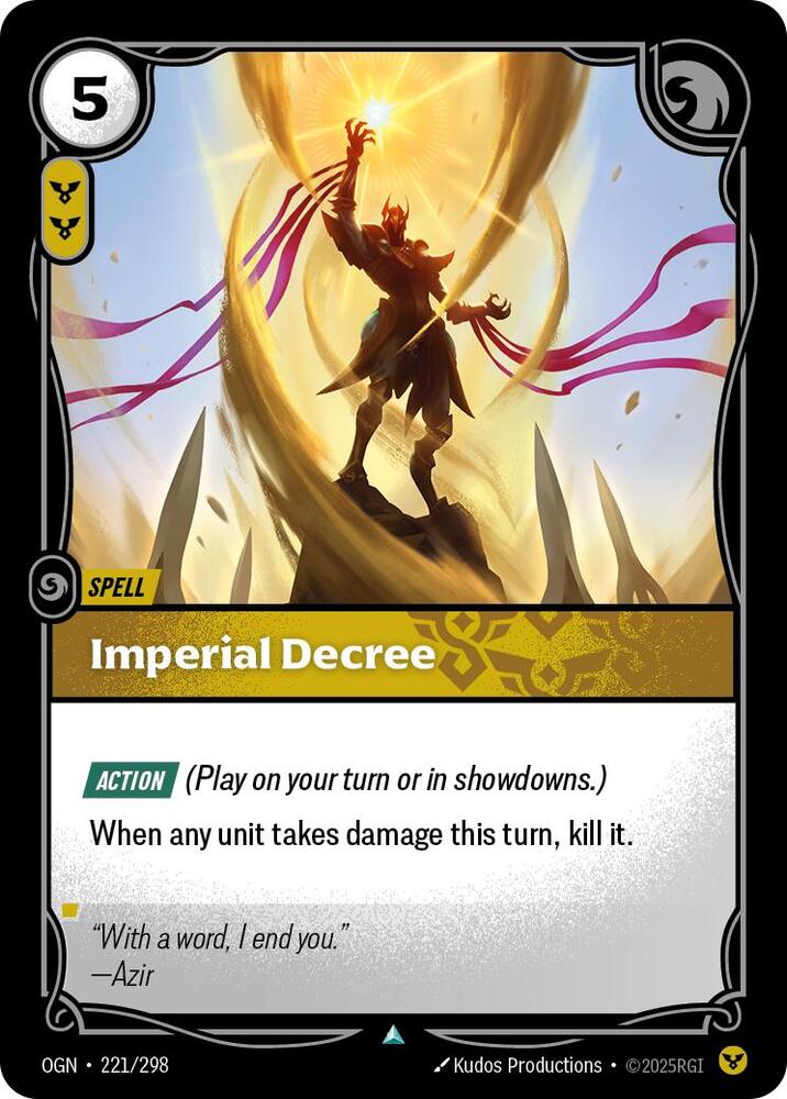[Origins] Imperial Decree — 221/298