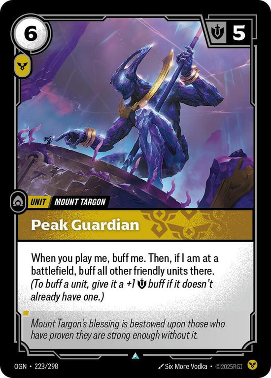 [Origins] Peak Guardian — 223/298