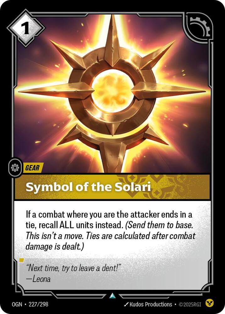 [Origins] Symbol of the Solari — 227/298