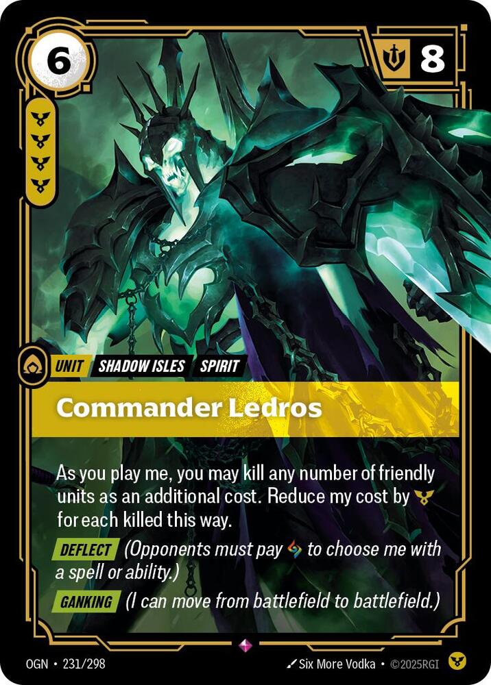 [Origins] Commander Ledros — 231/298
