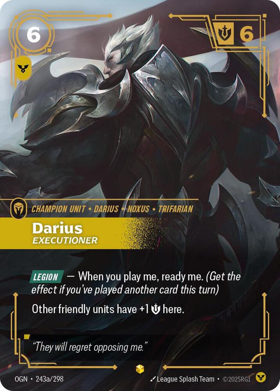 [Origins] Darius, Executioner (Alternate Art) — 243a/298