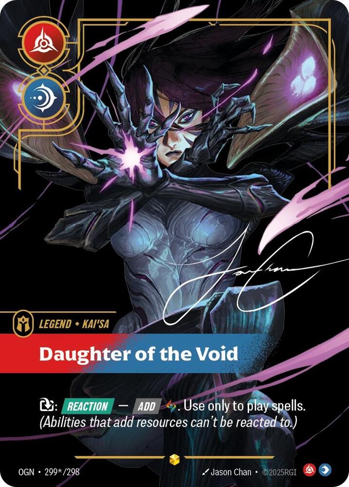 [Origins] Kai'Sa, Daughter of the Void (Signature) — 299*/298