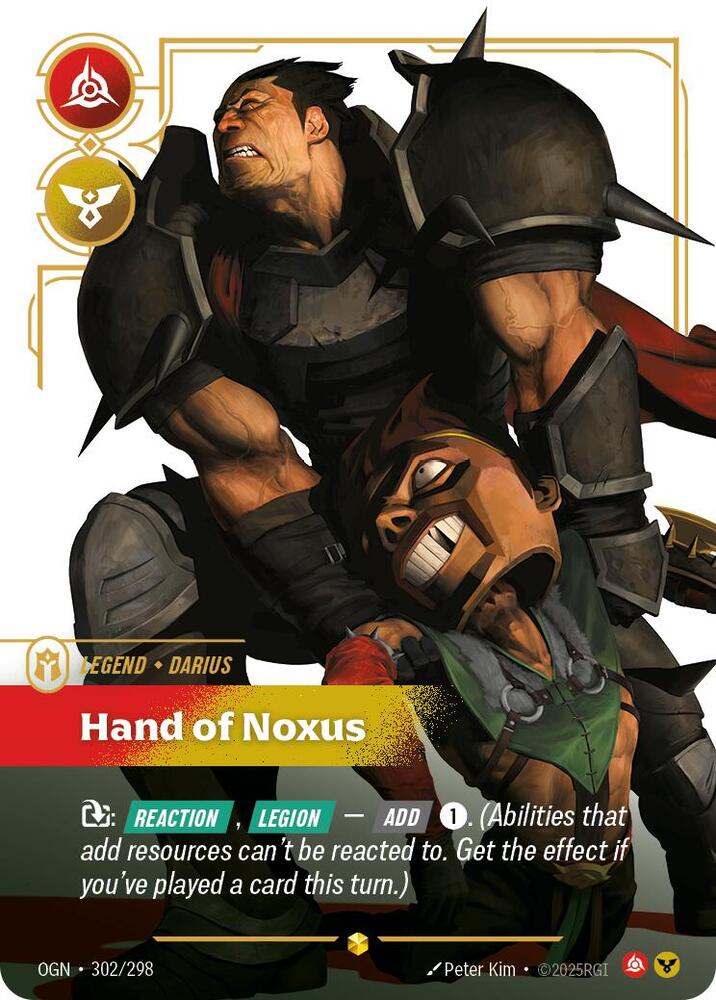 [Origins] Darius, Hand of Noxus (Overnumbered) — 302/298