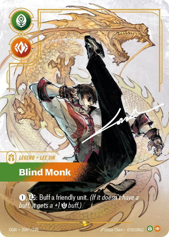 [Origins] Lee Sin, Blind Monk (Signature) — 304*/298