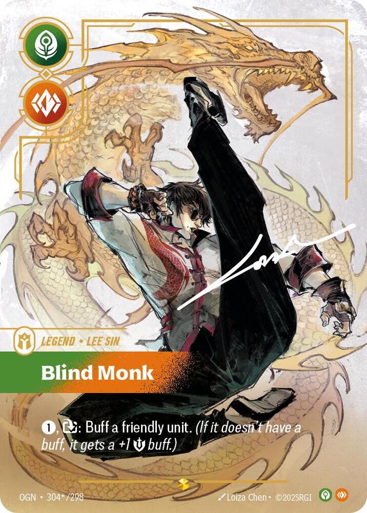[Origins] Lee Sin, Blind Monk (Signature) — 304*/298