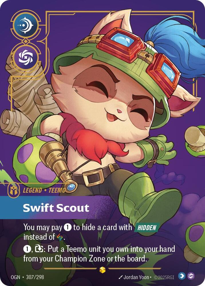 [Origins] Teemo, Swift Scout (Overnumbered) — 307/298