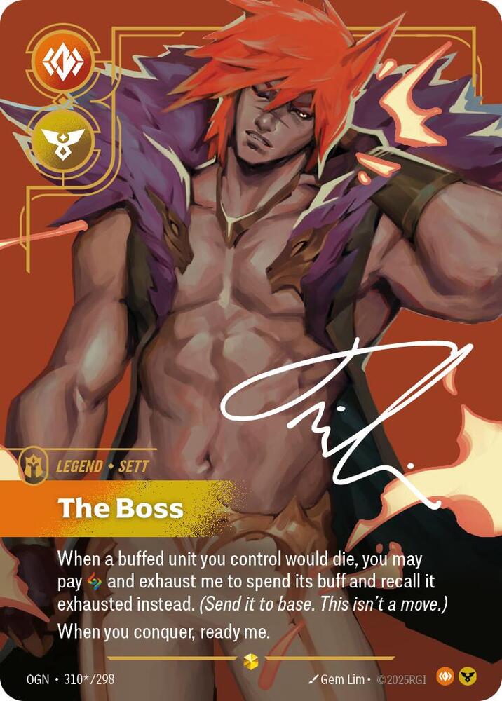 [Origins] Sett, The Boss (Signature) — 310*/298