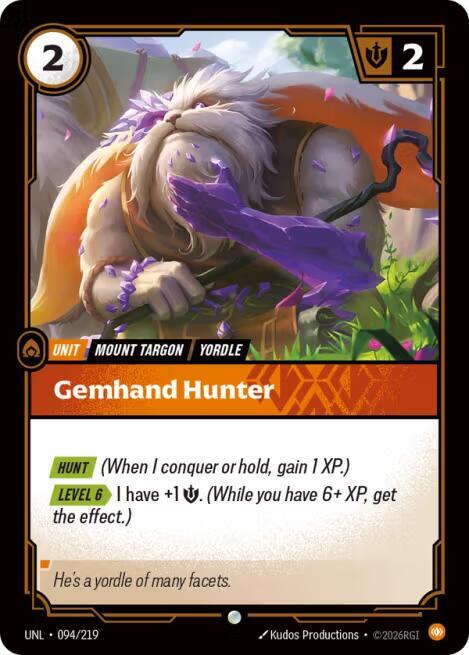 [Unleashed] Gemhand Hunter — 094/219