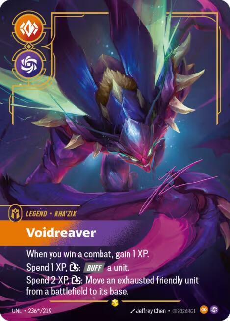 [Unleashed] Kha'Zix, Voidreaver (Signature) — 236*/219