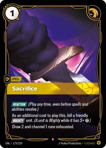 [Unleashed] Sacrifice — 173/219