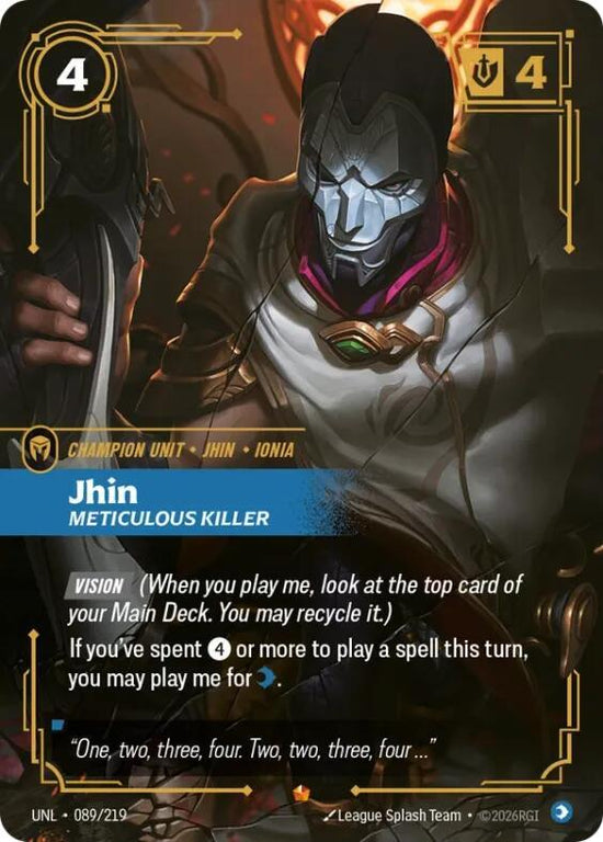 [Unleashed] Jhin, Meticulous Killer — 089/219