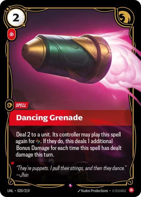 [Unleashed] Dancing Grenade — 020/219