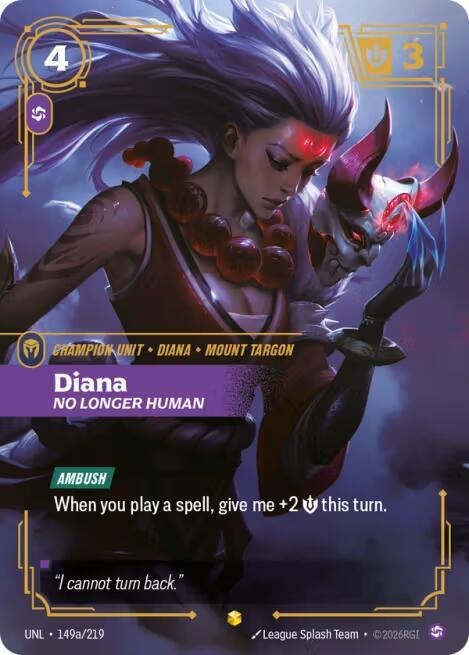 [Unleashed] Diana, No Longer Human (Alternate Art) — 149a/219
