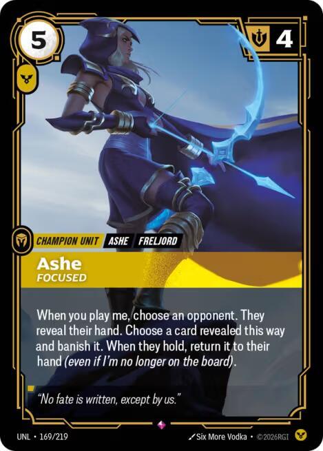 [Unleashed] Ashe, Focused — 169/219