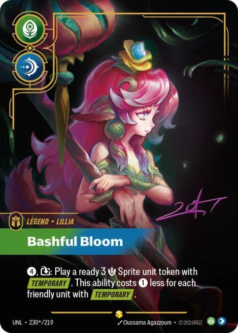 [Unleashed] Lillia, Bashful Bloom (Signature) — 230*/219