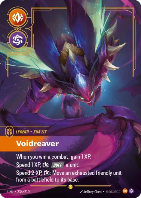 [Unleashed] Kha'Zix, Voidreaver (Overnumbered) — 236/219