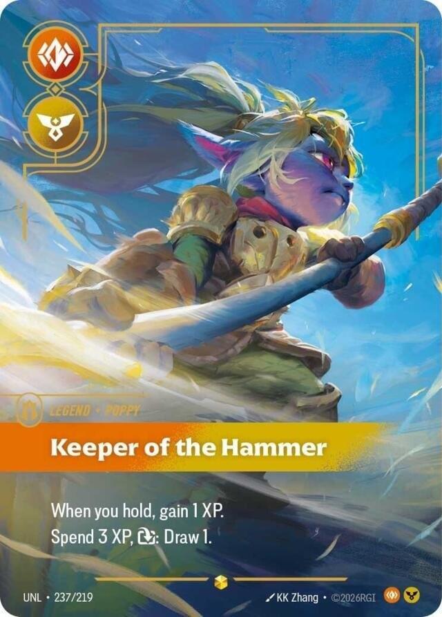 [Unleashed] Poppy, Keeper of the Hammer (Overnumbered) — 237/219