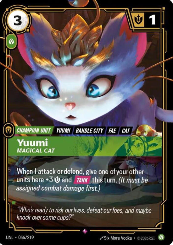 [Unleashed] Yuumi, Magical Cat — 056/219