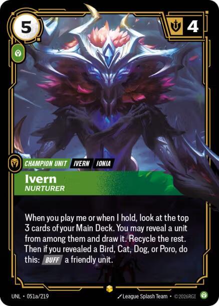 [Unleashed] Ivern, Nurturer (Alternate Art) — 051a/219