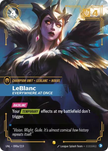 [Unleashed] LeBlanc, Everywhere At Once (Alternate Art) — 090a/219