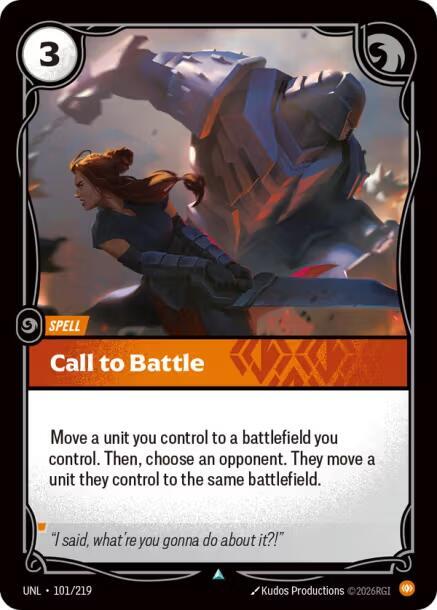 [Unleashed] Call to Battle — 101/219