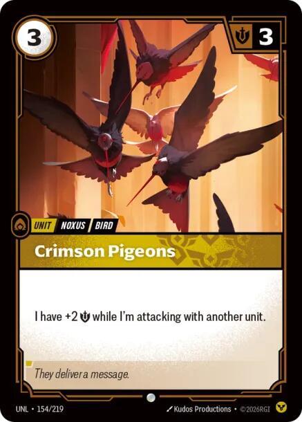 [Unleashed] Crimson Pigeons — 154/219