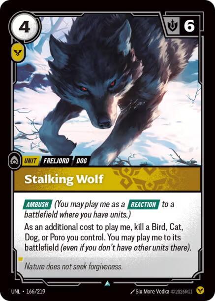 [Unleashed] Stalking Wolf — 166/219